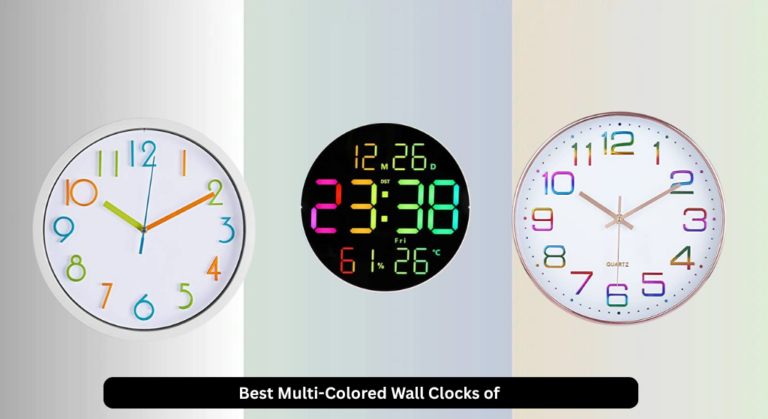8 Best Multi-Colored Wall Clocks of 2026