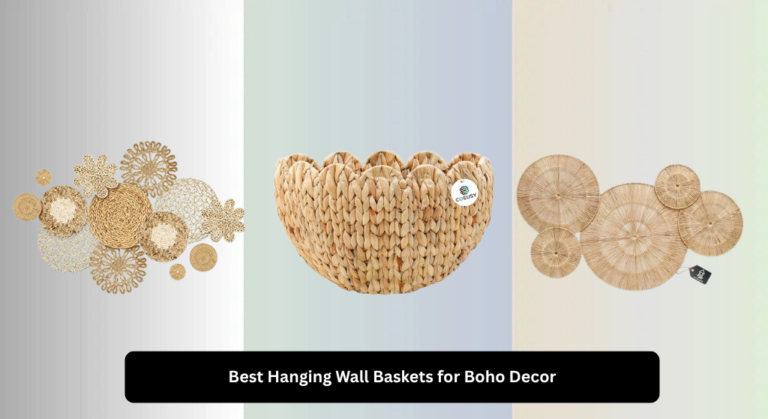8 Best Hanging Wall Baskets for Boho Decor 2026