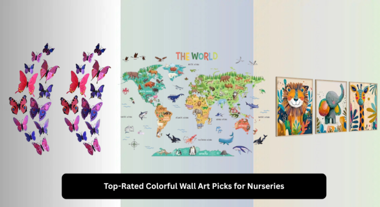8 Top-Rated Colorful Wall Art Picks for Nurseries 2026
