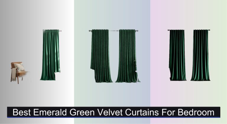 8 Best Emerald Green Velvet Curtains for Bedroom 2026