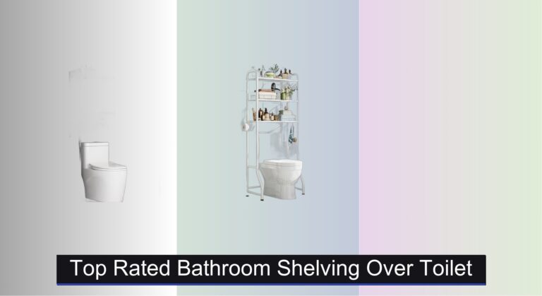8 Top Rated Bathroom Shelves Over Toilet 2026