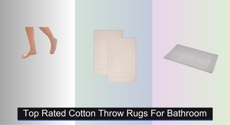 7 Best Cotton Throw Rugs for Bathroom 2026