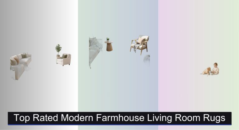 8 Top-Rated Modern Farmhouse Living Room Rugs 2026